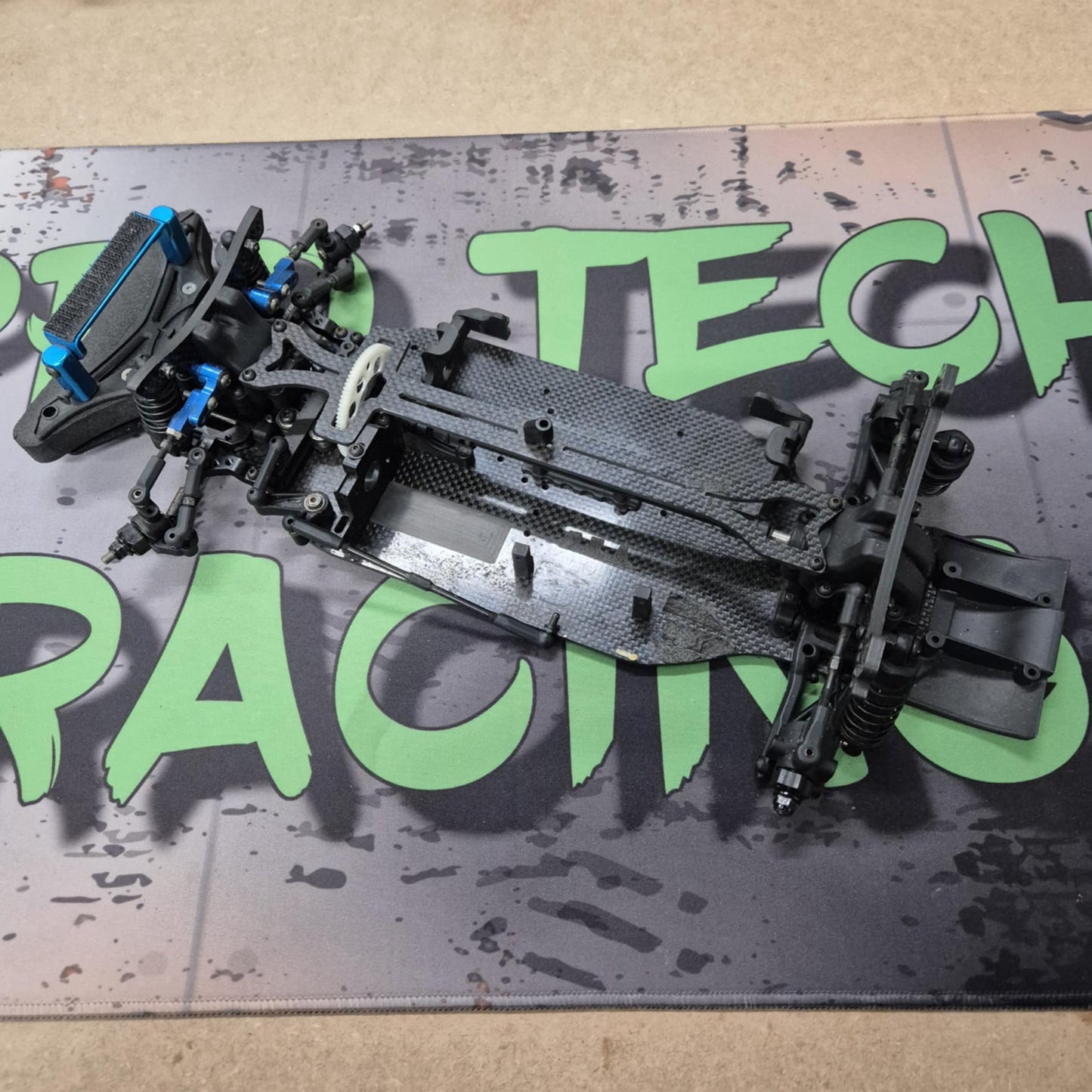 Yokomo Drift Package Chassis Converted to 2 Wheel Drive