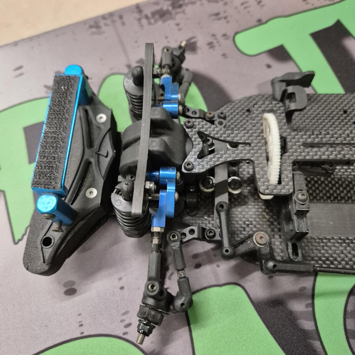 Yokomo Drift Package Chassis Converted to 2 Wheel Drive