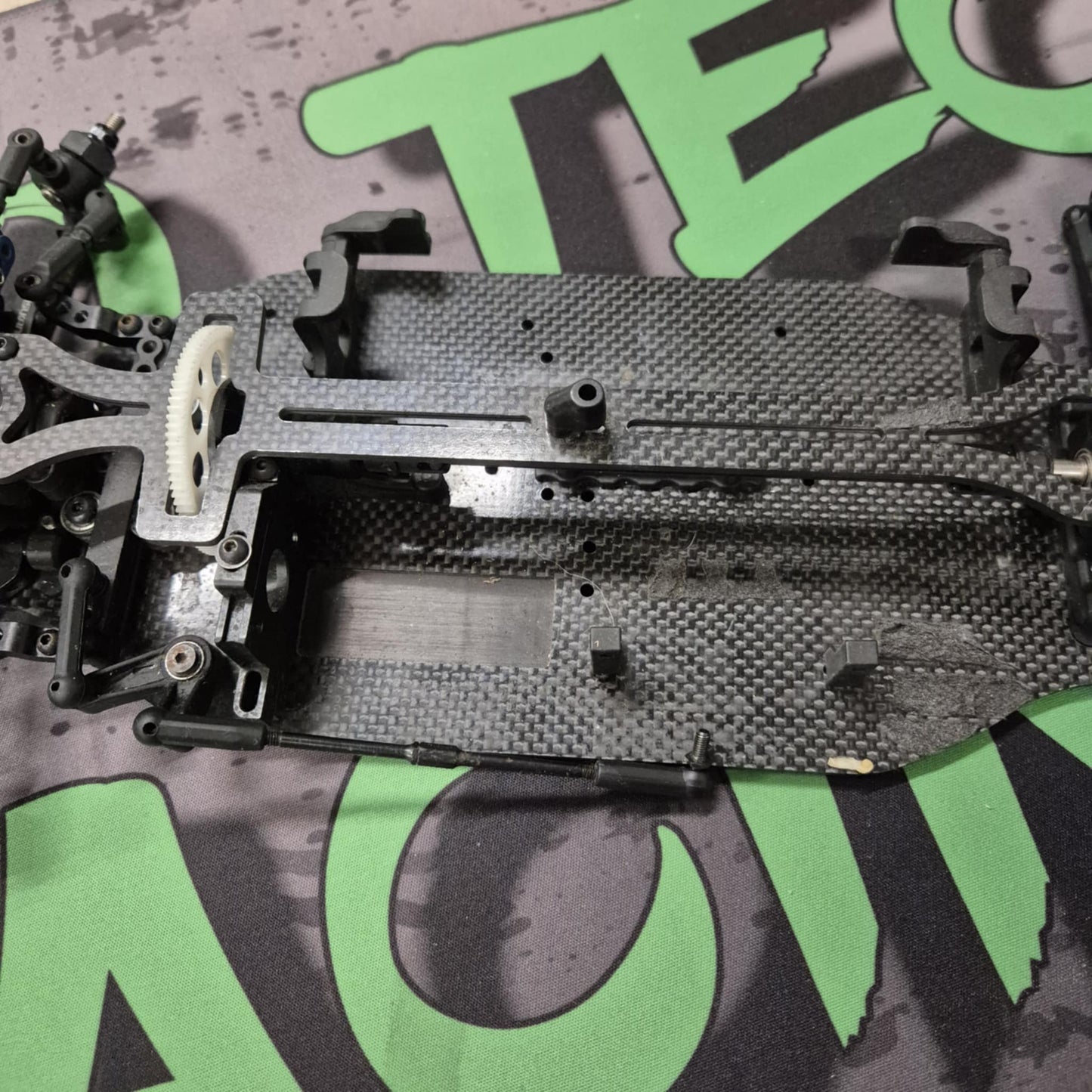 Yokomo Drift Package Chassis Converted to 2 Wheel Drive